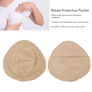 Breast Protective Pocket, Cotton Silicone Breast Forms Cover for Post Mastectomy for Woman (ATR)