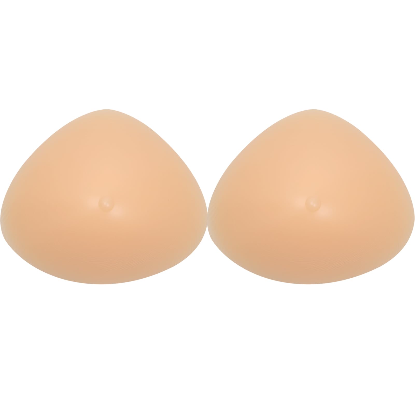 MERSTEYO Triangle Silicone Breast Forms Mastectomy Prosthesis Bra Pads Inserts Enhancers 1 Pair D+ Cup