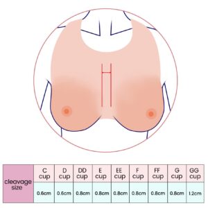 Vollence D Cup Silicone Breast Forms with Straps for Mastectomy Nude