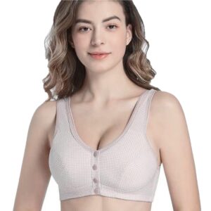 Sibrawom Mastectomy Bra with Pockets for Women Silicone Breast Prosthesis Everyday Bra Women