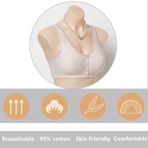 Sibrawom Mastectomy Bra with Pockets for Women Silicone Breast Prosthesis Everyday Bra Women