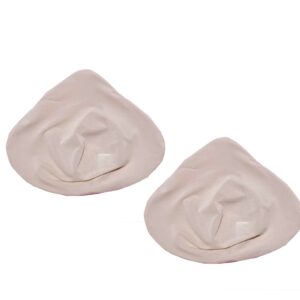 BIMEI A PAIR TRIANGLE SHAPE BREAST FORM COVER For Mastectomy Breast Forms (2XL)