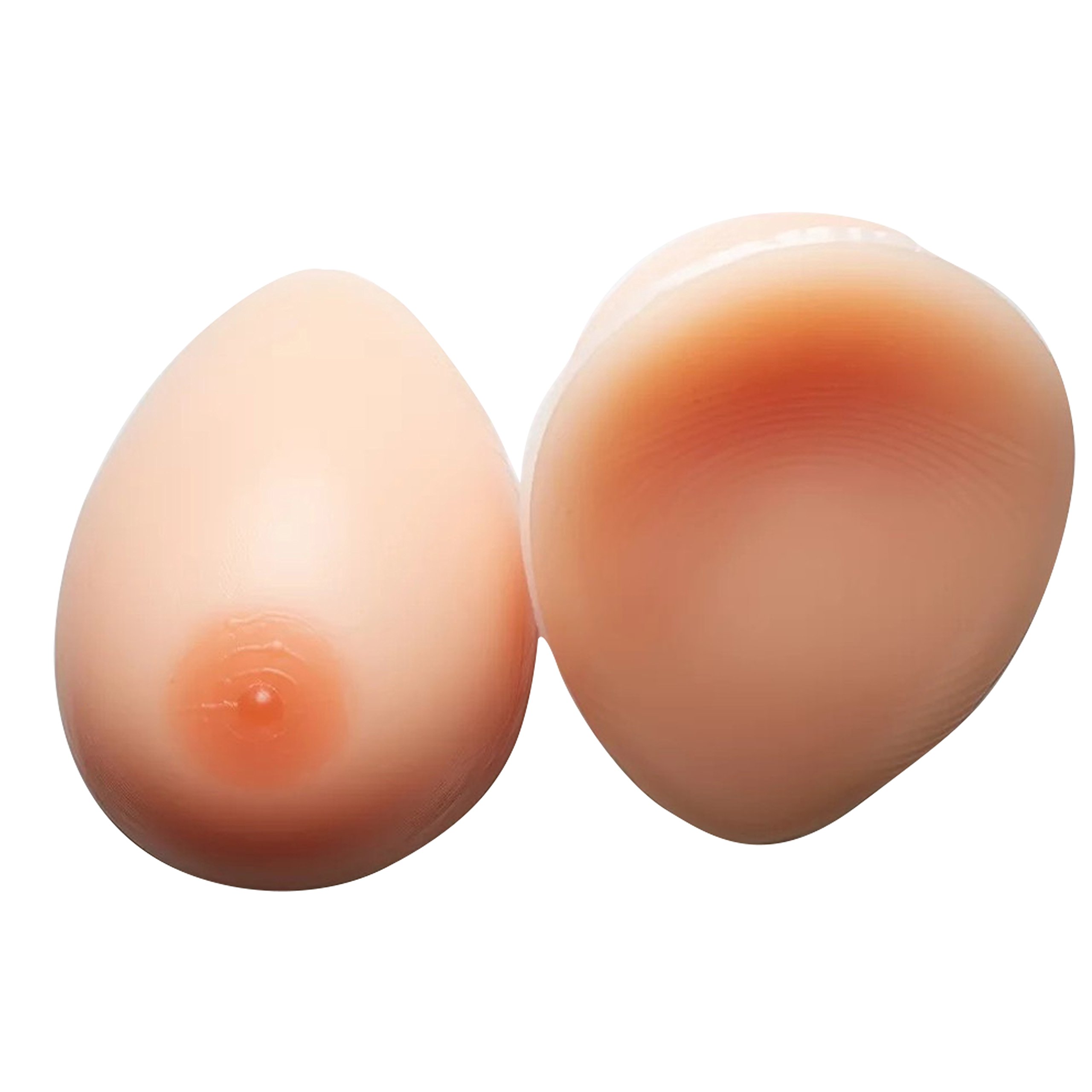 Aonkey Silicone Breast Forms Fake Boobs for Crossdresser/Mastectomy Patient.. (XXXXL（1600g/pair), Nude