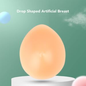 120g Breast Insert Artificial Silicone Boobs Drop Shaped Fake Breast Form Push Up Pads