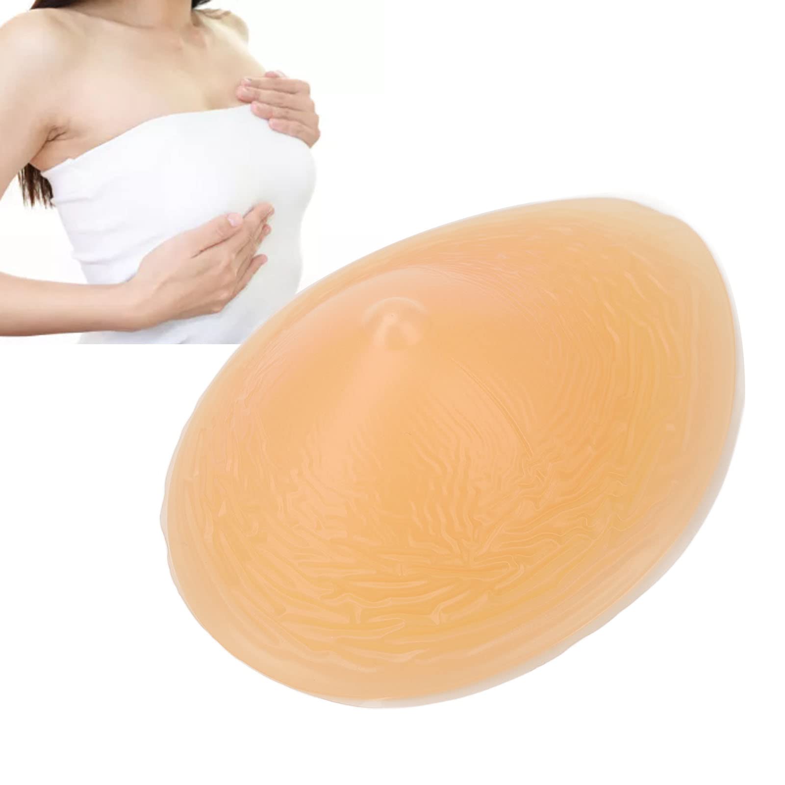 120g Breast Insert Artificial Silicone Boobs Drop Shaped Fake Breast Form Push Up Pads