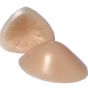 Silicone Breast Form Woman Mastectomy Prosthesis Bra Enhancer Inserts 1 Pair (1000g/Pair (D Cup)) Beige