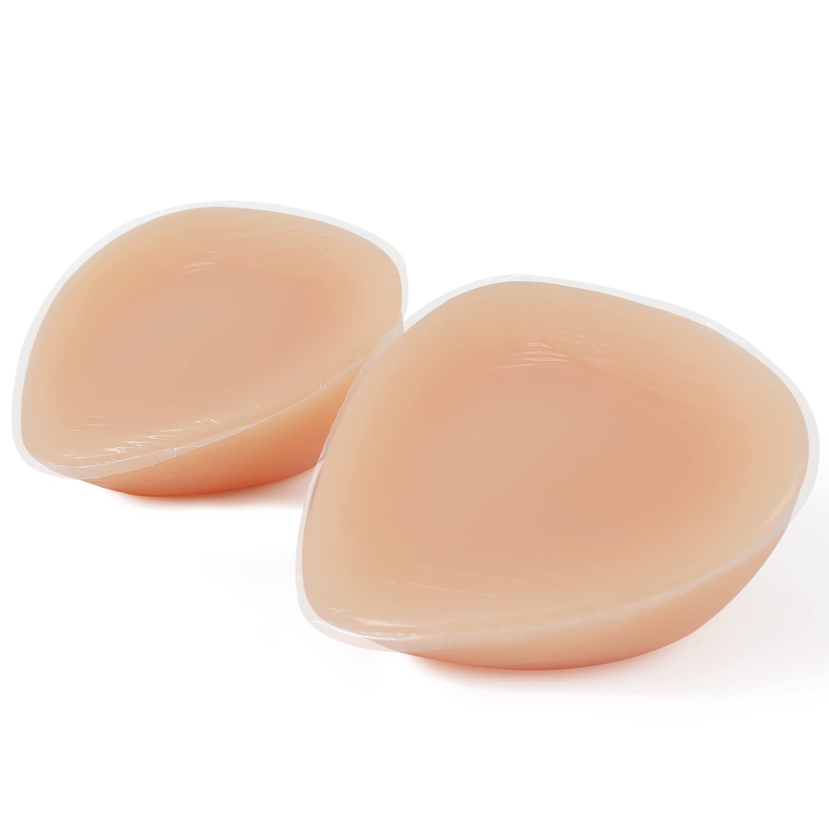 Windsleeping DD cup Triangle Silicone Breast Forms Mastectomy Triangular Prosthesis Fake Boobs Comfort Bra Enhancer(1200g/Pair)