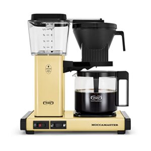 Technivorm Moccamaster 53927 KBGV 10-Cup Coffee Maker Butter Yellow, 40 Ounce, 1.25l