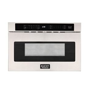 Kucht KMD24S Drawer Microwave, Stainless Steel