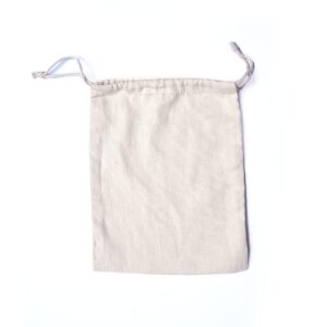 8"x10" reusable eco friendly 100% cotton double drawstring muslin bags "premium quality" (natural color)- set of 100