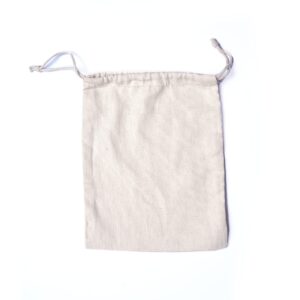 8"x10" Reusable Eco Friendly 100% Cotton Double Drawstring Muslin Bags "Premium Quality" (Natural Color)- Set of 100