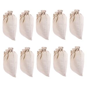 Luxshiny 30 Pcs Cotton Spice Bag Sachet Bag Seasoning Muslin Bags Tote Insert Organizer Chinese Medicine Tea Bag Cooking Gift Linen Bag Small Holding Bags Empty Tea Bag Blank Cotton Linen