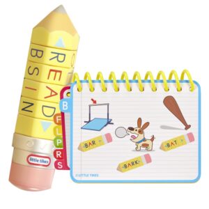 little tikes® learn & play™ 100 words spell & spin pencil, letters, spelling, vocabulary, phonetics, alphabet, sounds, learning, gift & toy for girls boys ages 3, 4, 5 years old