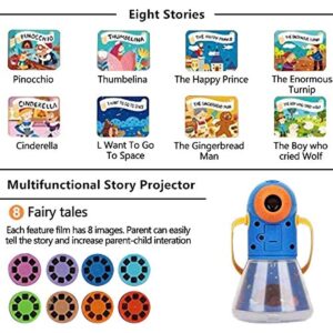 Matteobenni Multifunctional Story Projector for Toddlers, Night Lights Projector Kids Storybook Toy, Educational Toys Gifts for 3-12 Year Old Boys/Girls