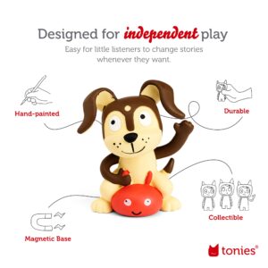 Toniebox Audio Player Starter Set with Woody, Lightning McQueen, Simba, Winnie-The-Pooh, and Playtime Puppy - Listen, Learn, and Play with One Huggable Little Box - Light Blue