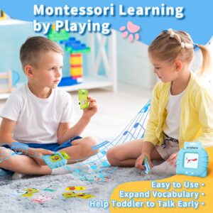 Aullsaty Toddler Toys Talking Flash Cards for 1 2 3 4 5 6 Year Old Boys and Girls, Autism Sensory Toys for Autistic Children, Learning Educational Montessori Speech Therapy 248 Sight Words Kids Gifts