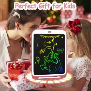 LCD Writing Tablet for Kids, Toddler Doodle Board Drawing Pad for Girls Boys 2-6 Years Old 10 Inch Education Gaming Reusable Tablet Toys Birthday Gift Drawing Board for Toddlers, Pink