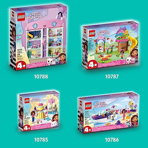 LEGO Gabby's Dollhouse Bakey with Cakey Fun 10785 Building Toy Set for Fans of The DreamWorks Animation Series, Pretend Play Kitchen, Oven and Giant Cupcake to Decorate, Gift for 4+ Year Olds