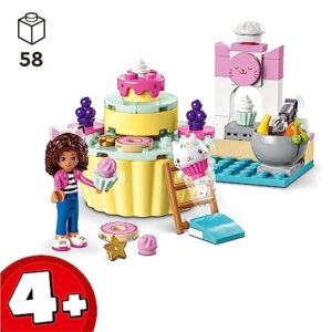 LEGO Gabby's Dollhouse Bakey with Cakey Fun 10785 Building Toy Set for Fans of The DreamWorks Animation Series, Pretend Play Kitchen, Oven and Giant Cupcake to Decorate, Gift for 4+ Year Olds