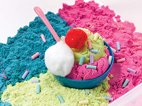 Creativity for Kids Sensory Bin: Ice Cream Shop Playset - Toddler Learning Toys for Kids Ages 3-4+, Kids Pretend Play Ice Cream Set, Kids Gifts for Girls and Boys, Medium