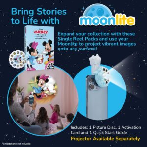Moonlite Storybook Reels for Flashlight Projector, Kids Toddler | Mickey & Friends A Perfect Picnic | Single Reel Pack Story for 12 Months and Up