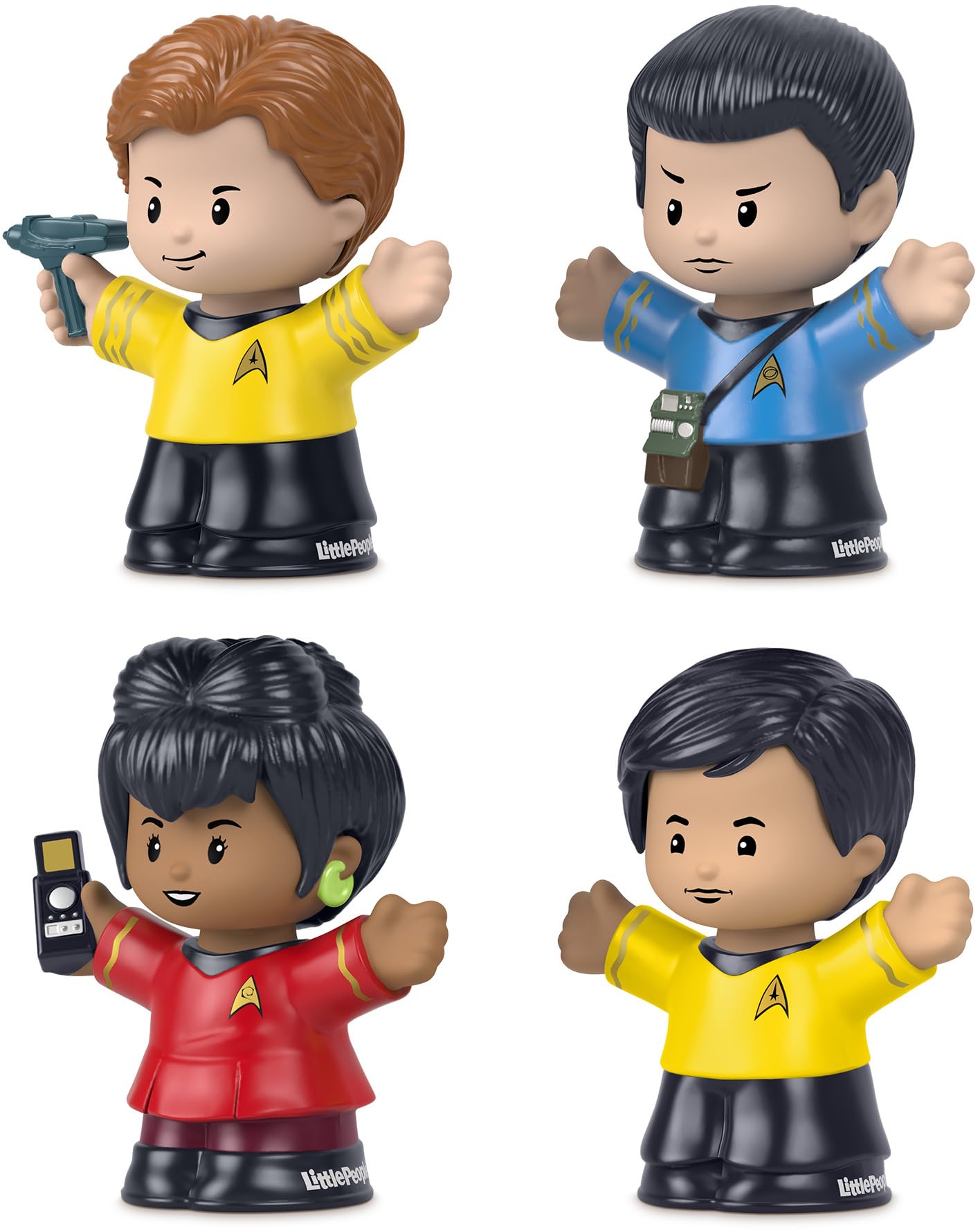 Little People Collector Star Trek Special Edition Set for Adults & Fans in a Display Gift Package, 4 Characters