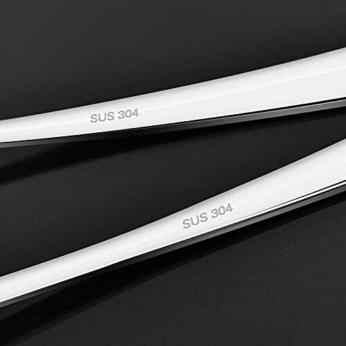 Cooking Spoons 304 Stainless Steel Public Spoon Long Handle Distributing Spoon Hotel Restaurant Public Spoon Distributing Spoon Canteen Distributing Spoon 1pcs Table Spoons (Size : Small)