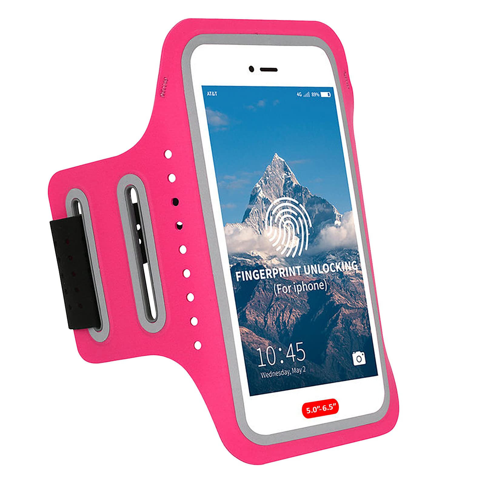 MOVOYEE Phone Holder for Running Women Kids,Armband Cell Phone Holder iPhone 11 12 13 14 15 Pro Max Xs Xr X 10 8 7 6 Plus SE Mini Samsung Galaxy,Run Exercise Sports Gym Workout Arm Bands Wrist Pouch