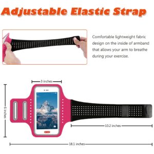 MOVOYEE Phone Holder for Running Women Kids,Armband Cell Phone Holder iPhone 11 12 13 14 15 Pro Max Xs Xr X 10 8 7 6 Plus SE Mini Samsung Galaxy,Run Exercise Sports Gym Workout Arm Bands Wrist Pouch