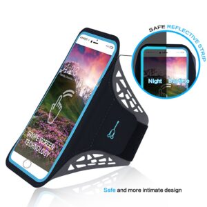 Running Cell Phone Holder Armband Sports Arm Bands for iPhone 8 Plus 11 Pro Max XS Max Samsung Galaxy S21 FE S22+ S9+ S10 Plus A51 A50 A10s Google Pixel 6 5a 5G 3XL Gym Workout Exercise Sleeve