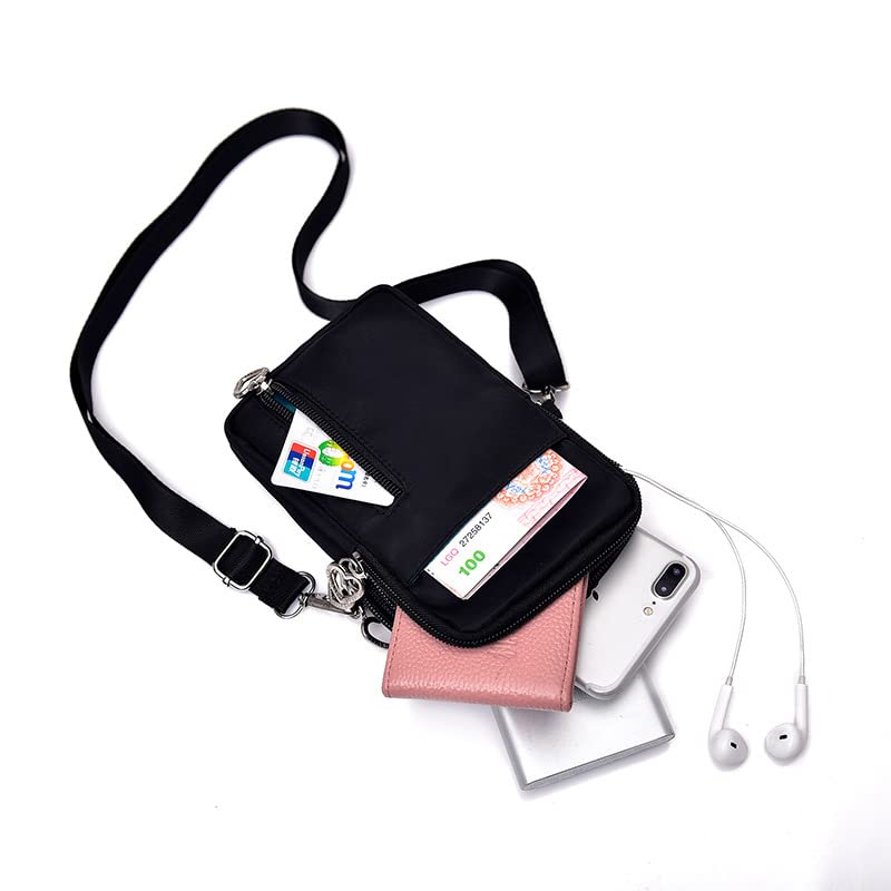 Cell Phone Purse Armband Small Crossbody Wallet Bag for Samsung Galaxy A53 5G A52 A51 A33 S21 FE S20 FE S22+ S10 Plus Note 10 iPhone 13 12 Pro Mini 11 Pro XR Pixel 6 4 XL Moto E OnePlus 9 (S, Purple)