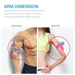 Multifunctional Outdoor Sports Armband Sweatproof Running Armbag Casual Arm Package Bag Gym Fitness Cell Phone Bag Key Holder for iPhone 15 14 13 Max Pro Plus Samsung Galaxy Note S23 S22 Edge, Pink