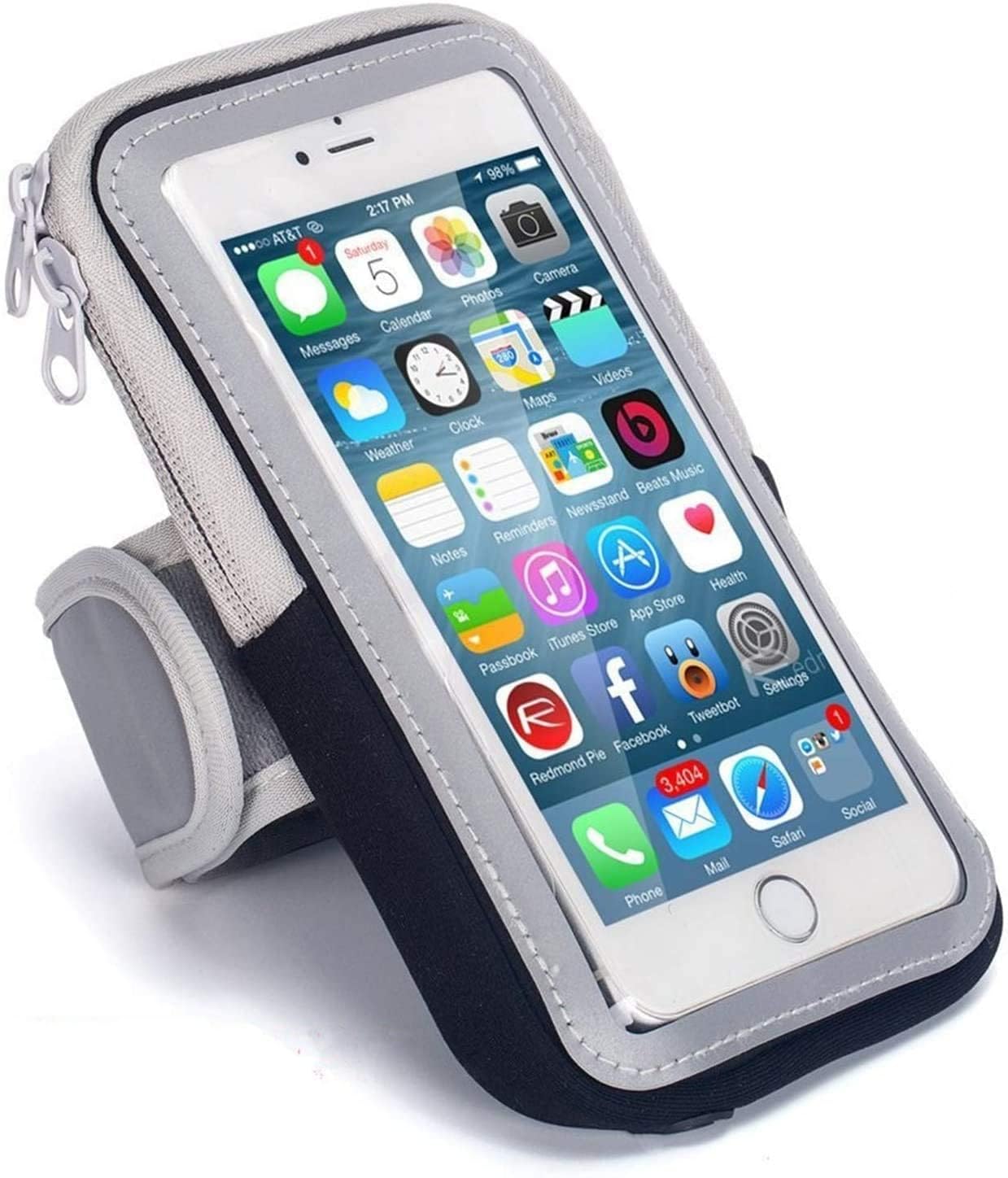 Armband for iPhone 14 Pro / 13/12 / 11, Galaxy S21 Fe, S23 Plus, S22 Plus, S21 5G, S23 S22 S20 S10, A54 5G, A22 A32 A51 A10, Note 10, S10 Plus S9 Plus Phone Running Arm Bag Case Holder Pouch Black