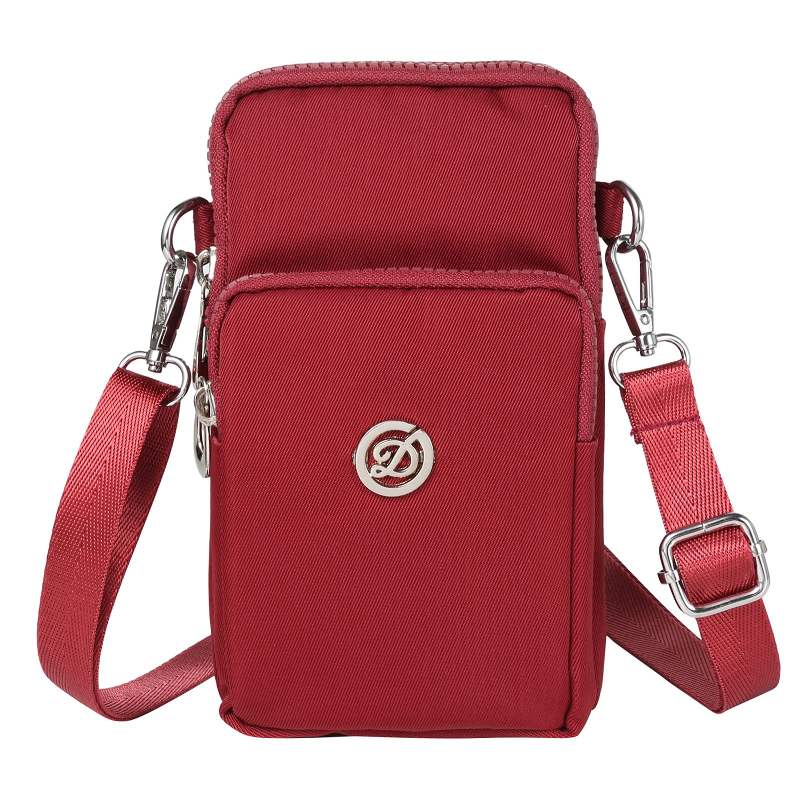 Compatible with Samsung Galaxy S23 Ultra, S23 Plus, S22 Ultra, S22 Plus, S21 Ultra, S21 Plus, S20 Ultra, S20 Plus, S20 Fe, S21 Fe, S10 Plus, Cell Phone Purse Crossbody Shoulder Bag Armband (Red)