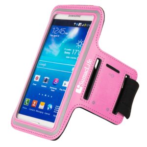 Apple iPhone 6 (A1549, A1586) Sports Workout Exercise Running Armband Fits Big, Small Arms (10 inch to 15 inch Strap)