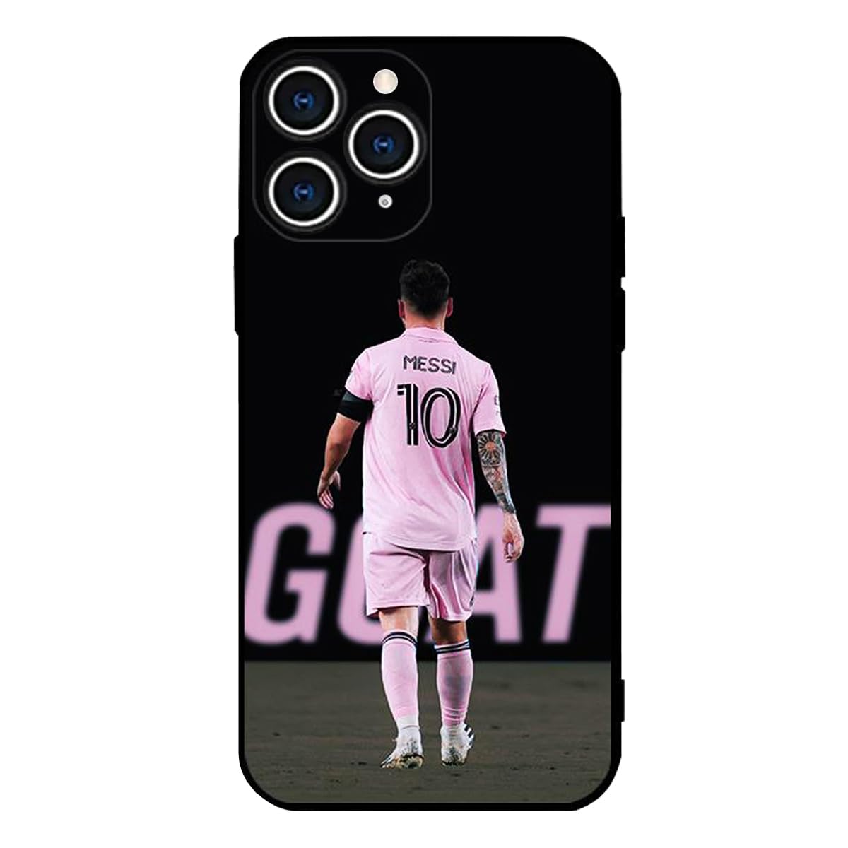 ZERMU for iPhone 14 Pro Max Case, Lione%l Mess%i Inter Soccer Miam-i #10 Fashion Full Protection Soft Silicone TPU Shock Absorption Bumper Slim Fit Protective Cover Phone Case for iPhone 14 Pro Max