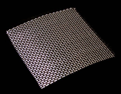 Woven Wire Mesh, 10 mesh (Stainless Steel 304L) – 1.2mm Aperture – by Inoxia Cut Size: Sample