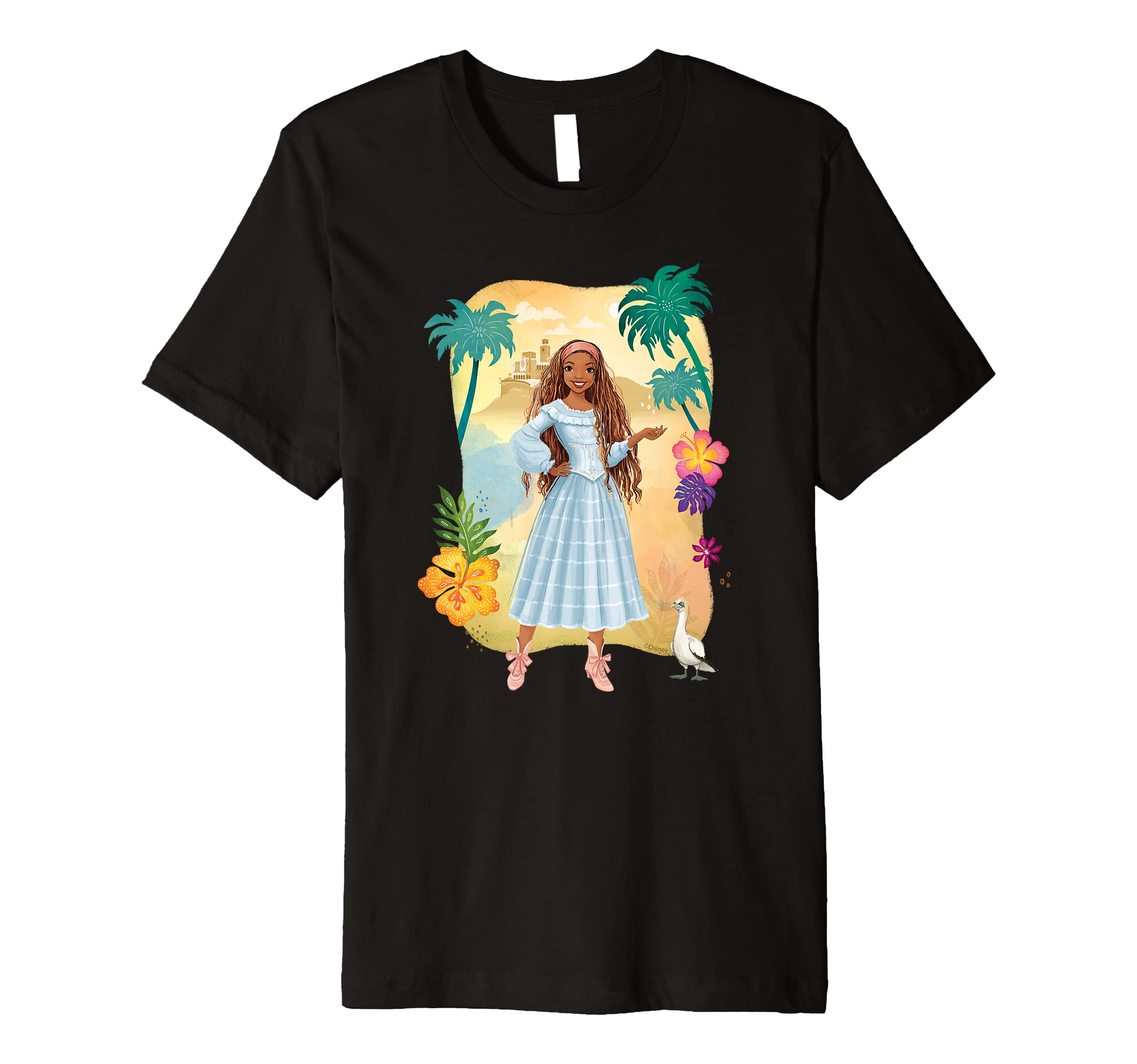 Disney The Little Mermaid Ariel & Scuttle Dry Land Premium T-Shirt