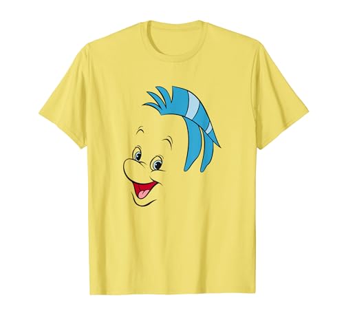 Disney The Little Mermaid Flounder Big Face T-Shirt