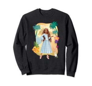 disney the little mermaid ariel & scuttle dry land sweatshirt