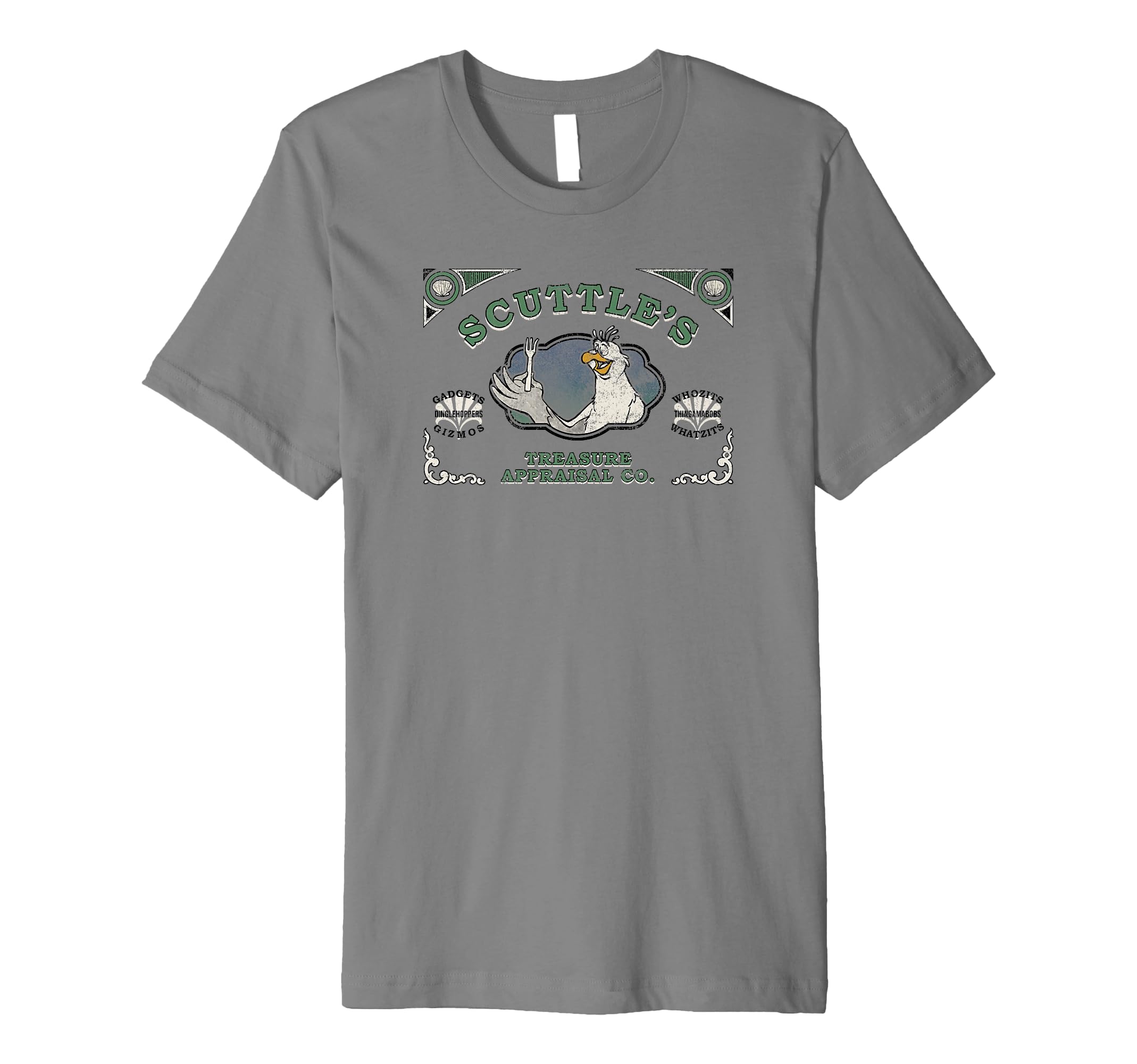 Disney The Little Mermaid Scuttle's Treasure Appraisal Co. Premium T-Shirt