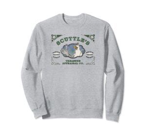 disney the little mermaid scuttle's treasure appraisal co. sweatshirt