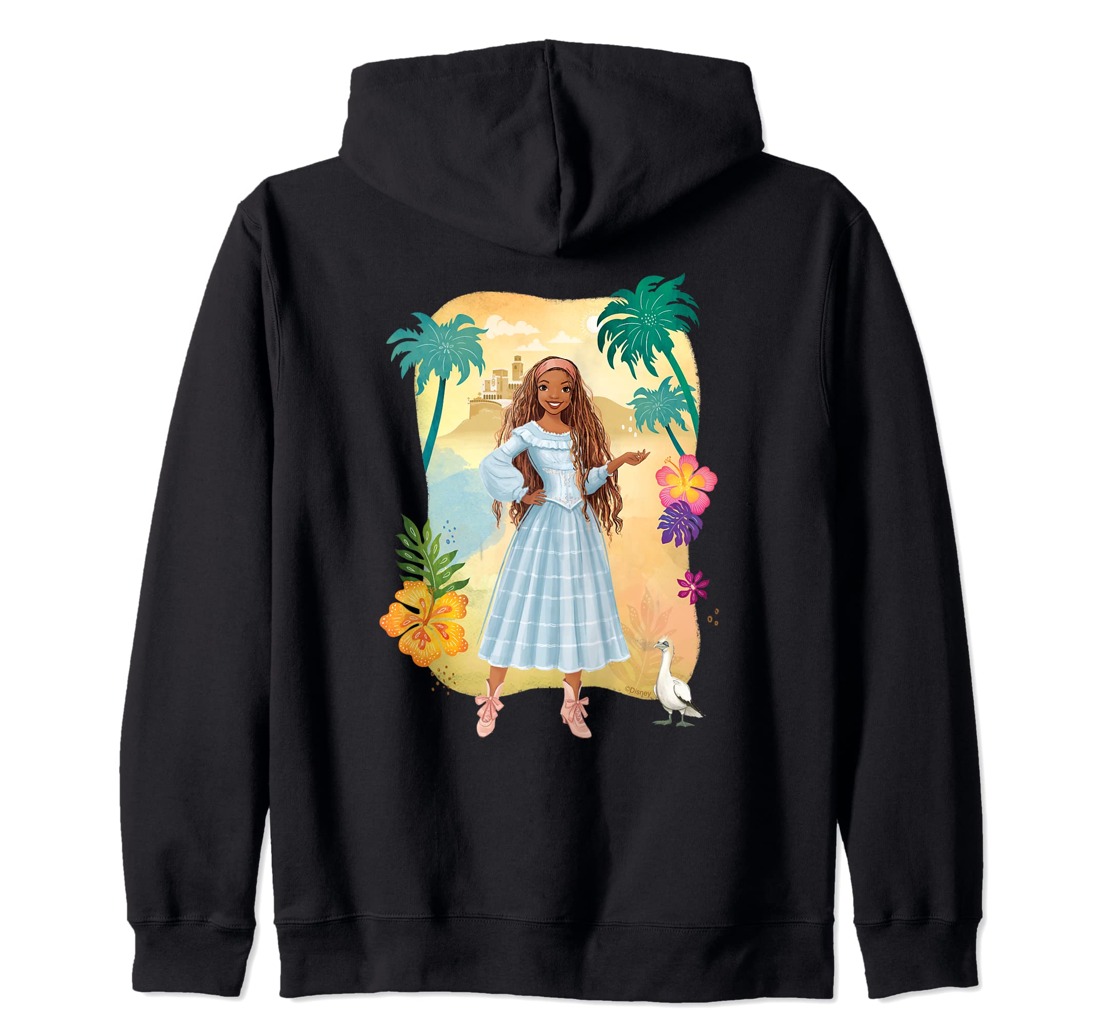 Disney The Little Mermaid Ariel & Scuttle Dry Land Zip Hoodie