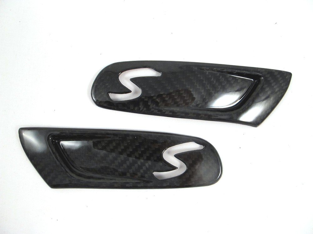 ATEX Dry Carbon Side Markers Scuttle Vents Overlay Cover for Mini Cooper F55/F56 S