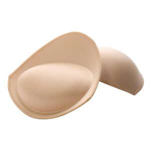 RELLECIGA Women's Push Up Bra Inserts Breast Enhancer Cups Removable Sport Bra Cups Inserts Nude