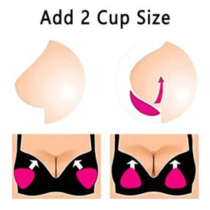 Meddom Silicone Bra Inserts, Gel Breast Pads and Enhancers to Add 2 Cup, Suitable for Dresses/Swimsuits, Fit for C-FF Cup