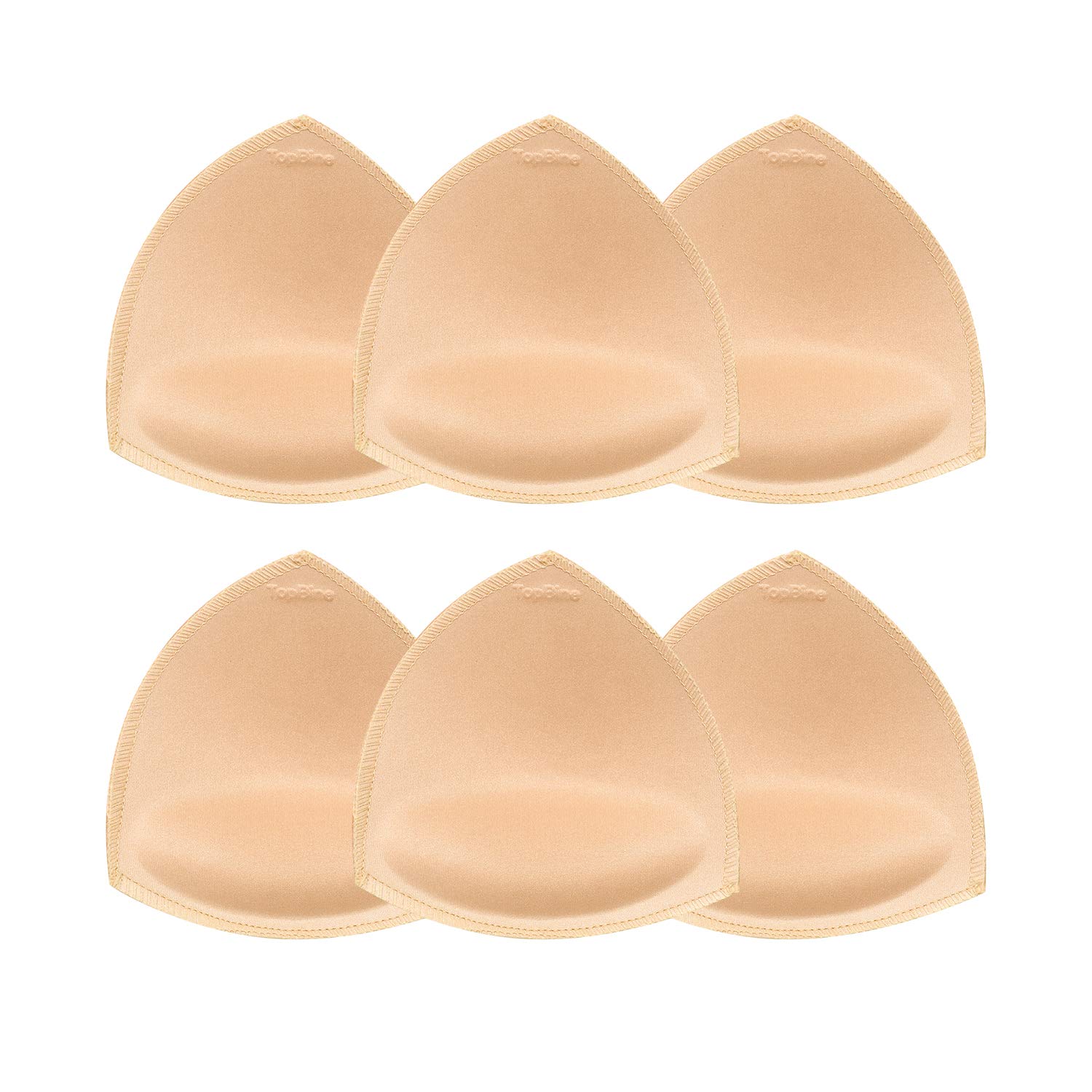 TopBine Removable Bra Pads Inserts Women's Comfy Sports Cups Bra Insert for BIkini Top Swimsuit (A/B)