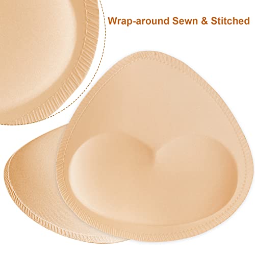 TopBine Bra Pads Inserts Women's Sports Cups Bra Replacement Insert for Bikini Swimsuit