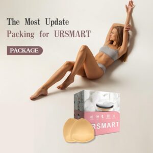 URSMART 4 pairs Bra Cups Inserts,Sports Cups Bra Inserts Push up Breathable,Removable for woman (Beige) …