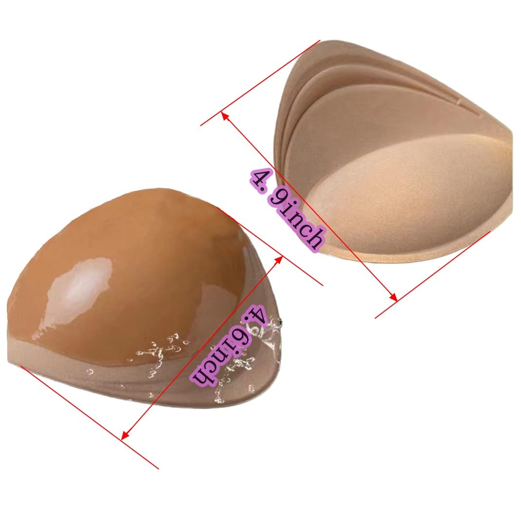 RMYLOVE Women’s Adhesive Bra Insert Pads Breast Enhancer Removable Breathable Sticky Push Up Inserts Bra